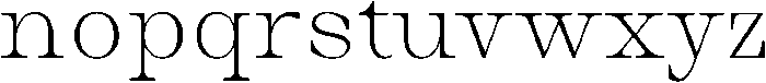 Auralic Variable Extra Light High Semi Condensed ttf (200) Font LOWERCASE