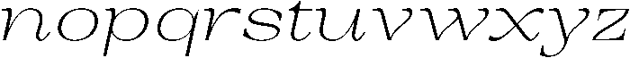 Auralic Variable Extra Light High Semi Expanded Italic ttf (200) Font LOWERCASE