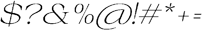 Auralic Variable Extra Light Italic ttf (200) Font OTHER CHARS
