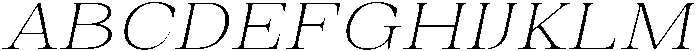 Auralic Variable Extra Light Italic ttf (200) Font UPPERCASE
