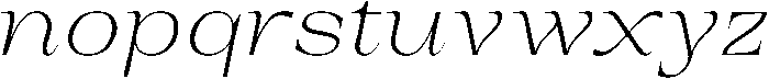 Auralic Variable Extra Light Italic ttf (200) Font LOWERCASE