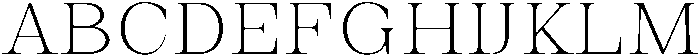 Auralic Variable Extra Light Semi Condensed ttf (200) Font UPPERCASE