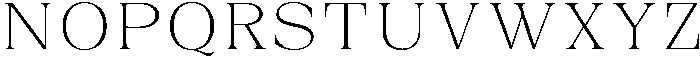 Auralic Variable Extra Light Semi Condensed ttf (200) Font UPPERCASE