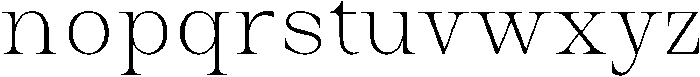 Auralic Variable Extra Light Semi Condensed ttf (200) Font LOWERCASE