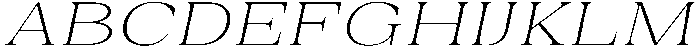 Auralic Variable Extra Light Semi Expanded Italic ttf (200) Font