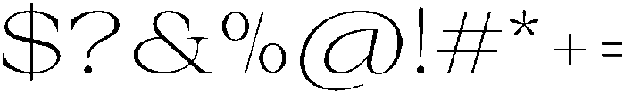 Auralic Variable Extra Light ttf (200) Font OTHER CHARS