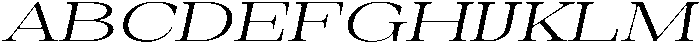 Auralic Variable High Expanded Italic ttf (400) Font
