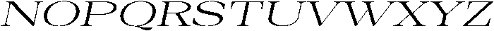Auralic Variable High Expanded Italic ttf (400) Font UPPERCASE