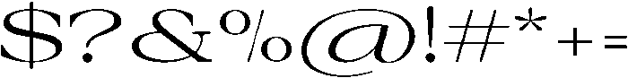 Auralic Variable High Expanded ttf (400) Font OTHER CHARS