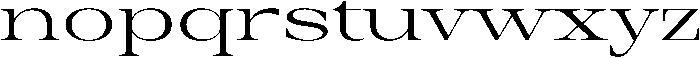 Auralic Variable High Expanded ttf (400) Font LOWERCASE