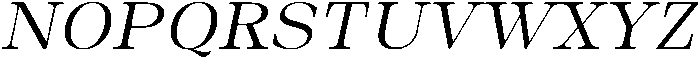 Auralic Variable High Semi Condensed Italic ttf (400) Font UPPERCASE
