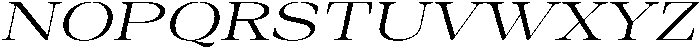 Auralic Variable High Semi Expanded Italic ttf (400) Font UPPERCASE