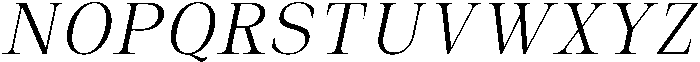 Auralic Variable Light Condensed Italic ttf (300) Font UPPERCASE