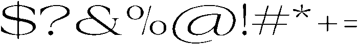 Auralic Variable Light Expanded ttf (300) Font OTHER CHARS