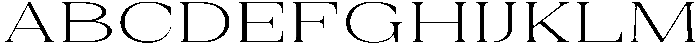 Auralic Variable Light Expanded ttf (300) Font UPPERCASE
