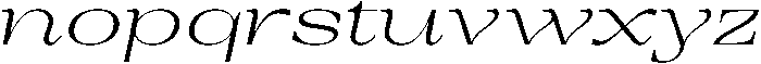 Auralic Variable Light High Expanded Italic ttf (300) Font LOWERCASE