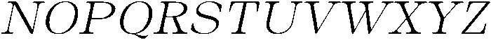Auralic Variable Light High Semi Condensed Italic ttf (300) Font UPPERCASE
