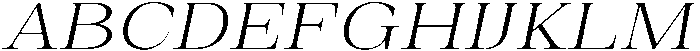 Auralic Variable Light Italic ttf (300) Font UPPERCASE