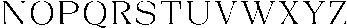 Auralic Variable Light Semi Condensed ttf (300) Font UPPERCASE