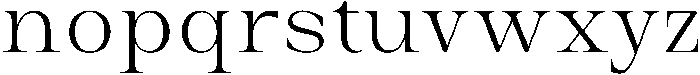 Auralic Variable Light Semi Condensed ttf (300) Font LOWERCASE