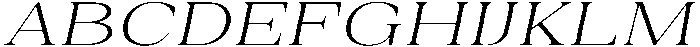 Auralic Variable Light Semi Expanded Italic ttf (300) Font