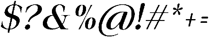 Auralic Variable Medium Condensed Italic ttf (500) Font OTHER CHARS