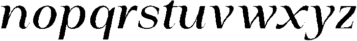 Auralic Variable Medium Condensed Italic ttf (500) Font LOWERCASE