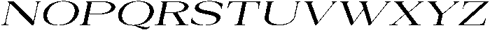 Auralic Variable Medium Expanded Italic ttf (500) Font UPPERCASE