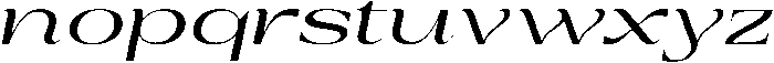 Auralic Variable Medium Expanded Italic ttf (500) Font LOWERCASE
