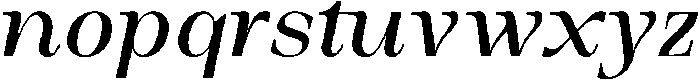 Auralic Variable Medium High Condensed Italic ttf (500) Font LOWERCASE