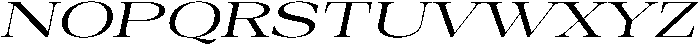 Auralic Variable Medium High Expanded Italic ttf (500) Font UPPERCASE