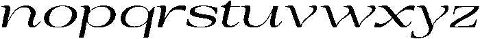 Auralic Variable Medium High Expanded Italic ttf (500) Font LOWERCASE