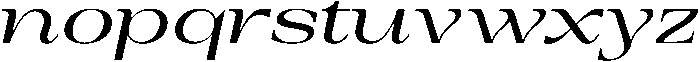 Auralic Variable Medium High Semi Expanded Italic ttf (500) Font LOWERCASE