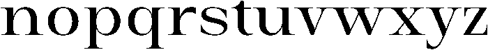 Auralic Variable Medium Semi Condensed ttf (500) Font LOWERCASE