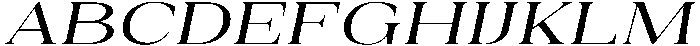 Auralic Variable Medium Semi Expanded Italic ttf (500) Font UPPERCASE