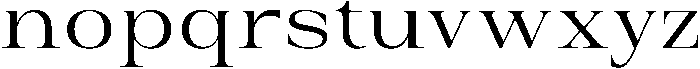 Auralic Variable Regular ttf (400) Font LOWERCASE
