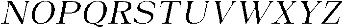 Auralic Variable Semi Condensed Italic ttf (400) Font UPPERCASE
