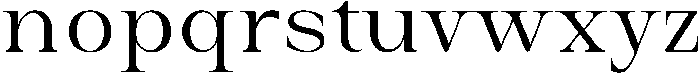 Auralic Variable Semi Condensed ttf (400) Font LOWERCASE