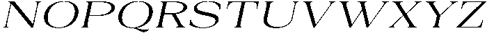 Auralic Variable Semi Expanded Italic ttf (400) Font UPPERCASE