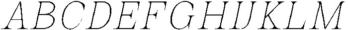 Auralic Variable Thin Condensed Italic ttf (100) Font UPPERCASE