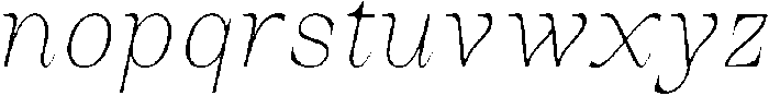 Auralic Variable Thin Condensed Italic ttf (100) Font LOWERCASE