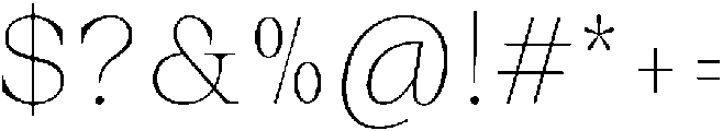 Auralic Variable Thin Condensed ttf (100) Font OTHER CHARS