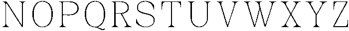 Auralic Variable Thin Condensed ttf (100) Font UPPERCASE