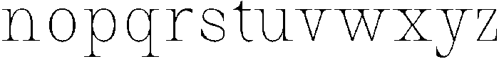 Auralic Variable Thin Condensed ttf (100) Font LOWERCASE