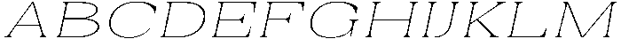 Auralic Variable Thin Expanded Italic ttf (100) Font UPPERCASE