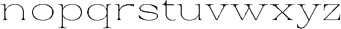 Auralic Variable Thin Expanded ttf (100) Font LOWERCASE