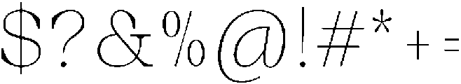 Auralic Variable Thin High Condensed ttf (100) Font OTHER CHARS