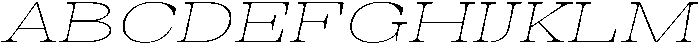 Auralic Variable Thin High Expanded Italic ttf (100) Font