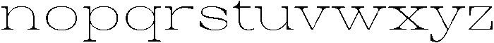 Auralic Variable Thin High Expanded ttf (100) Font LOWERCASE