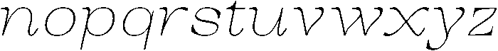 Auralic Variable Thin High Italic ttf (100) Font LOWERCASE